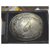 1999 BARREL RACING CHALLENGE BELT BUCKLE