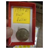 1984-D KENNEDY HALF