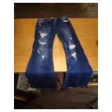 PETRA BELL BOTTOM JEANS SZ 9X28