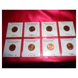 8 - BU LINCOLN CENTS