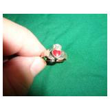 .825 SILVER CLADDAGH RING SZ 6.5