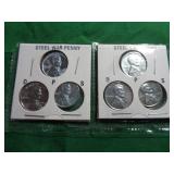 6 - STEEL WAR CENTS P-D-S