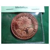 1 TROY OUNCE COPPER ROUND - COVID 19