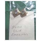 AVON CLIP ON EARRINGS
