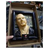 WRESTLING STONE COLD TALKING PLAQUE