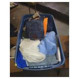 TOTE FULL OF ASST. CLOTHES / UT