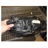 BLACK ROSETTI PURSE