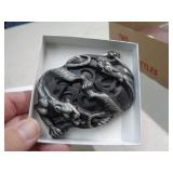 JUNGLE CATS BELT BUCKLE