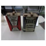 2 - METAL CANS "EMPTY"
