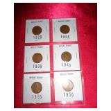 6 - WHEAT CENTS