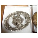 WOLF BELT BUCKLE
