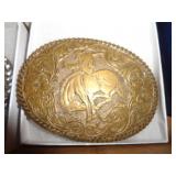 BRONCO RIDING BELT BUCKLE