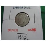 1902 BARBER DIME