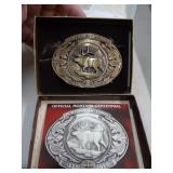 MONTANA CENTENNIAL BELT BUCKLE