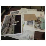 LOT OF ART PRINTS & MISC