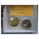 1997&98 KY DERBY TOKENS