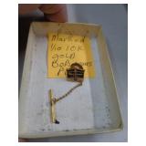 BOB EVANS GOLD FILLED TIE TACK