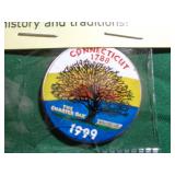 1999 KENNEDY HALF W ENAMEL CONN. FRONT
