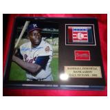 HANK ARRON SIGNED 5X7 W COA
