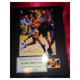 KOBE BRYANT SIGNED 5X7 W COA
