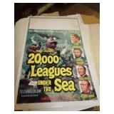 MOVIE POSTER 14"X22" 20,000 LEAGUES