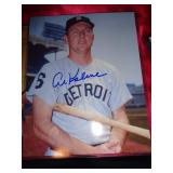AL KALINE SIGNED 8X10 W COA