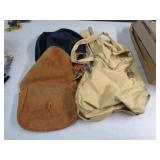HAT / LEATHER POUCH & MILITARY POUCH