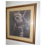 RACCOON ART PRINT / LR
