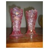 INDIANA GLASS VASES / LR