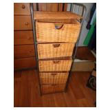 WICKER DRAWERS 46"T / BR2