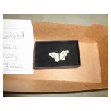 STERLING SILVER BUTTERFLY BROOCH