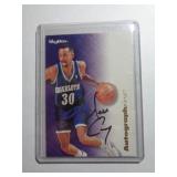 DELL CURRY SPORTS CARD 1996