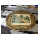 VINTAGE ROADSIDE MILL PRINT