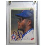 CURTIS WILKERSON SPORTS CARD 1990