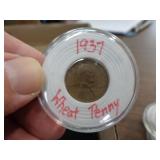1937 WHEAT CENT