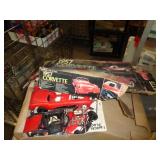 1/16 CORVETTE MODEL PARTIALLY BUILT