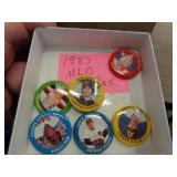 1983 MLB BUTTONS