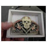 SKULL BELT BUCKLE