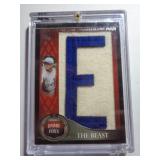 JIMMIE FOX CARD W PATCH 2009