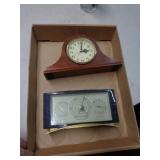 MANTLE CLOCK & BAROMETER