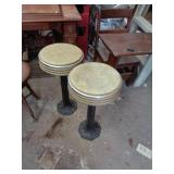 2 - CAST IRON BASE STOOLS / ST