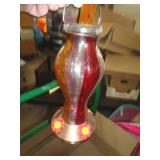 GLASS HUMMINGBIRD FEEDER