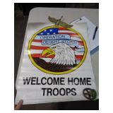 1991 DOUBLE SIDED DESERT STORM POSTER