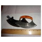 DAMASCUS STYLE ULU KNIFE