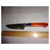 DAMASCUS STYLE KNIFE / NO SHEATH