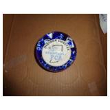 1991 PRESTIGE ART GLASS PAPERWEIGHT