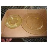 YELLOW DEPRESSION GLASS
