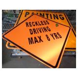 ROAD SIGN - RECKLESS / LW