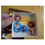 1984 BASEBALL BUTTONS