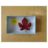 LEAF BROOCH